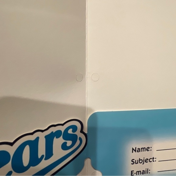 Star point 2004 Care Bears Superstar! Blue Pocket Folder - Picture 7 of 8